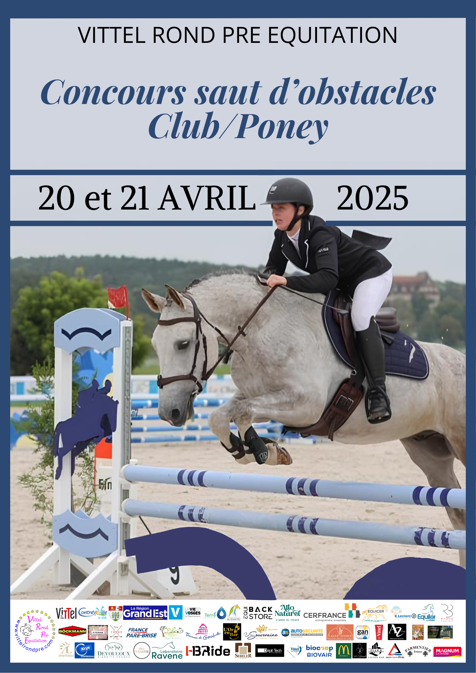 CONCOURS DE SAUT D’OBSTACLES CLUB ET PONEY À VITTEL